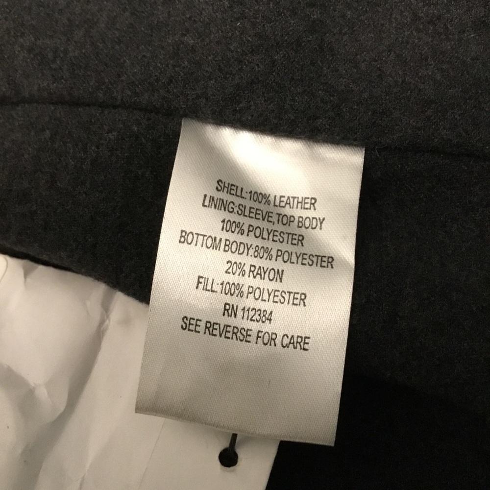 Calvin Klein leather jacket - Picture 4 of 16